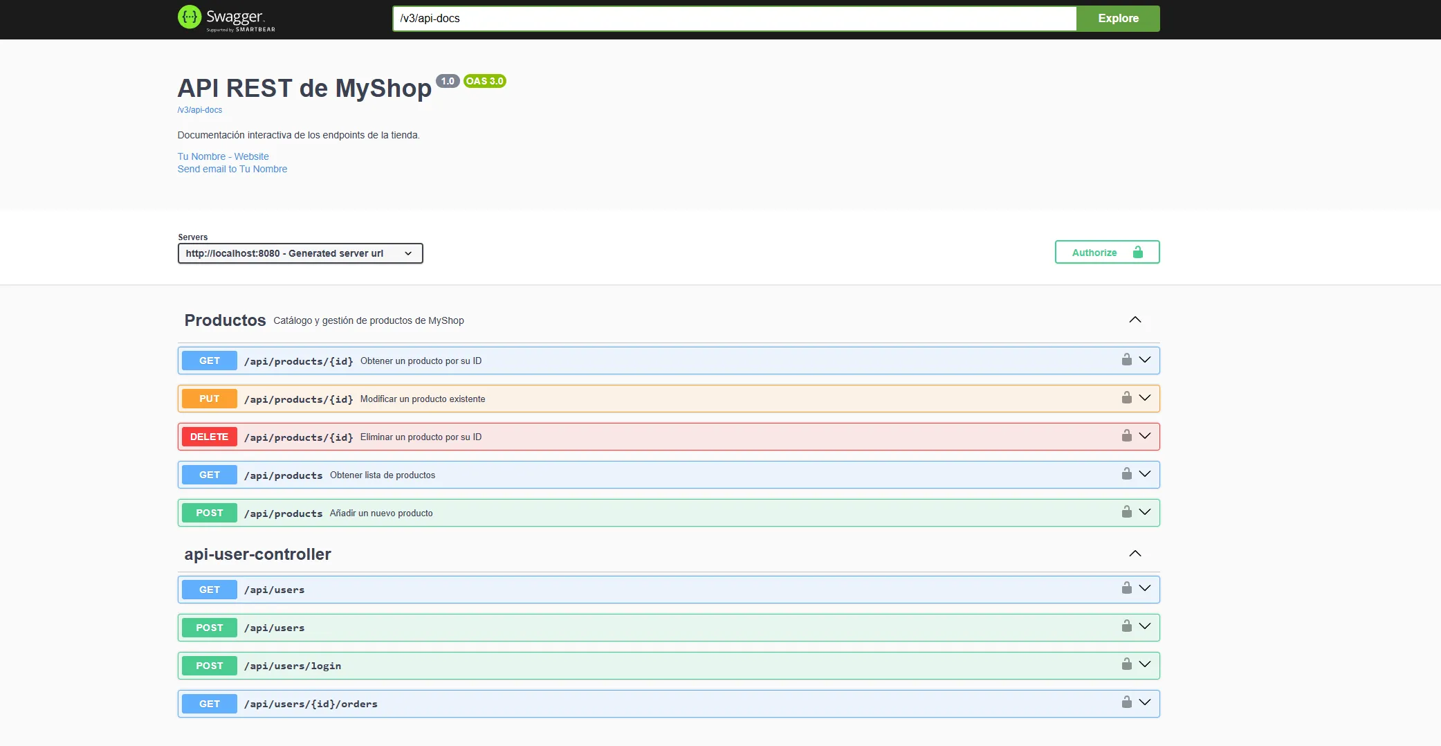 Captura del proyecto E-commerce Completo