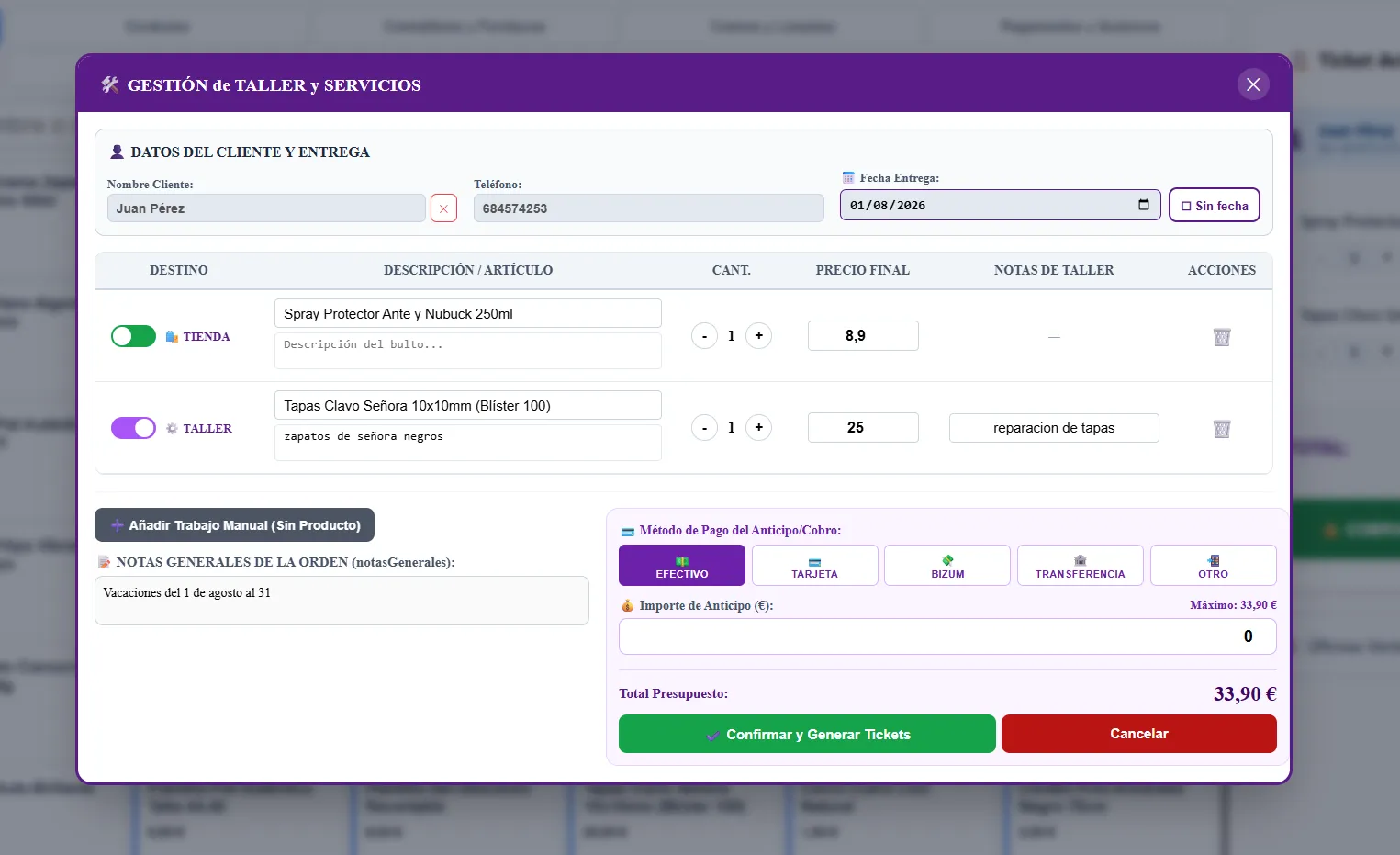 Captura de ERP & TPV Multitenant Empresarial (Arquitectura Backend & Análisis)