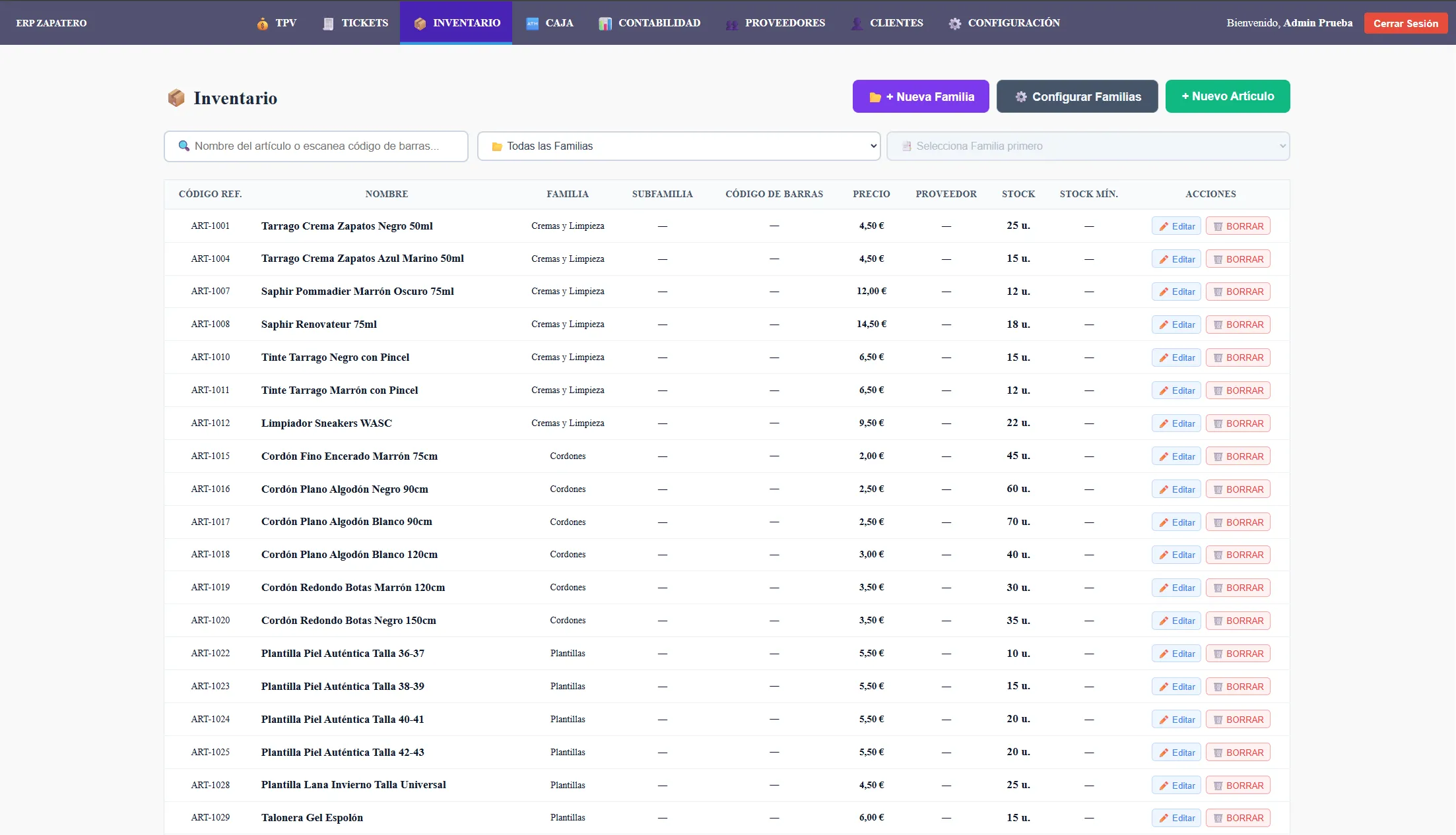 Captura de ERP & TPV Multitenant Empresarial (Arquitectura Backend & Análisis)